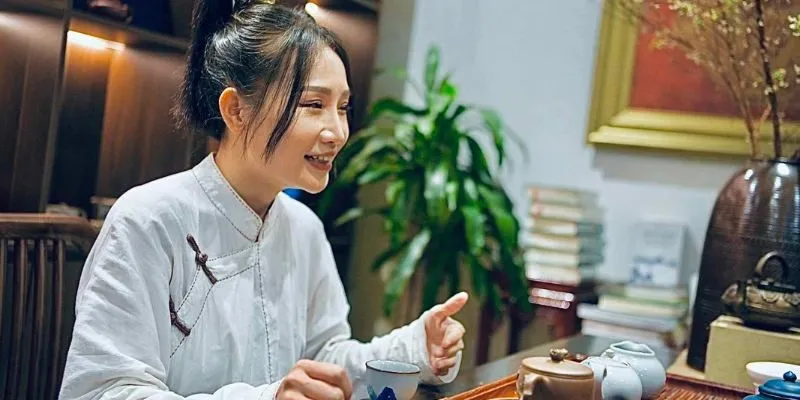 thưởng thức Trà Sương Mai