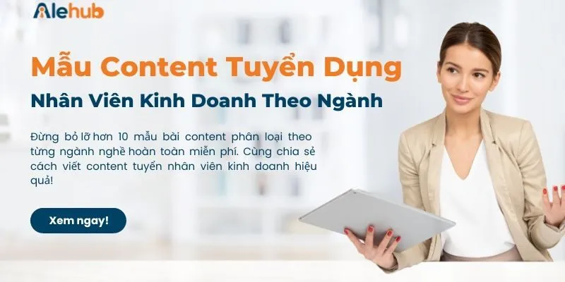 Tuyển dụng nhân viên kinh doanh