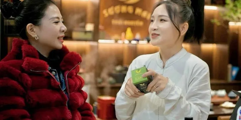 thưởng thức Trà Sương Mai